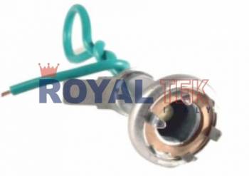 PORTALAMPARA ROYALTEK 1 POLO ARANA MIGNON CON MASA AISLADA - VENTA EN PAQUETES DE 10 UNIDADES ---